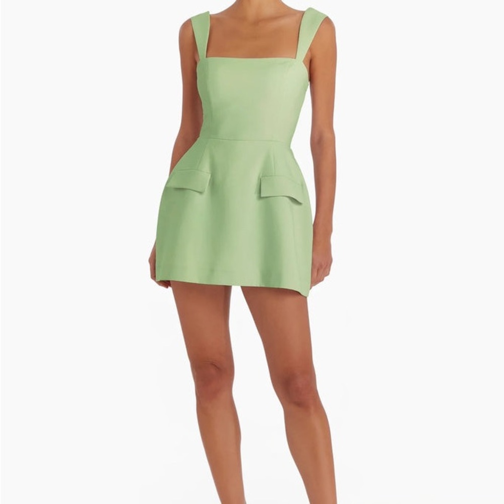 AMANDA UPRICHARD BETHANY PEAR ROMPER DRESS